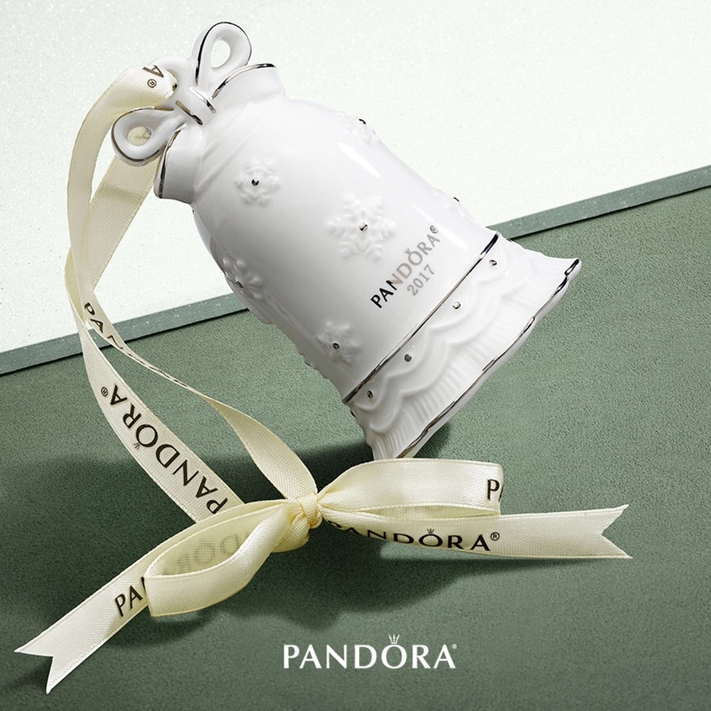 Pandora 2017 Bell Holiday Ornament Limited Edition